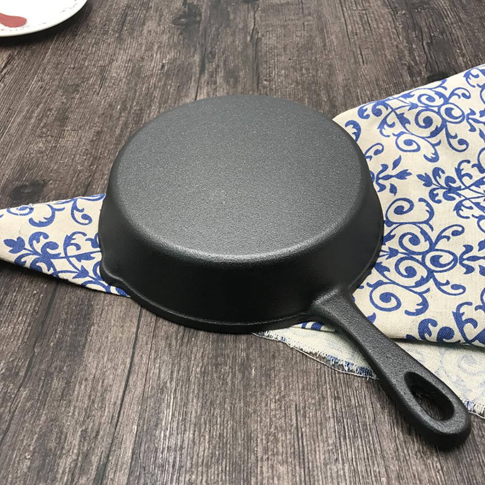 Mini Cast Iron Pan 3,5 Zoll Grill Küche Pan Kochgeschirr Kleine Pfanne