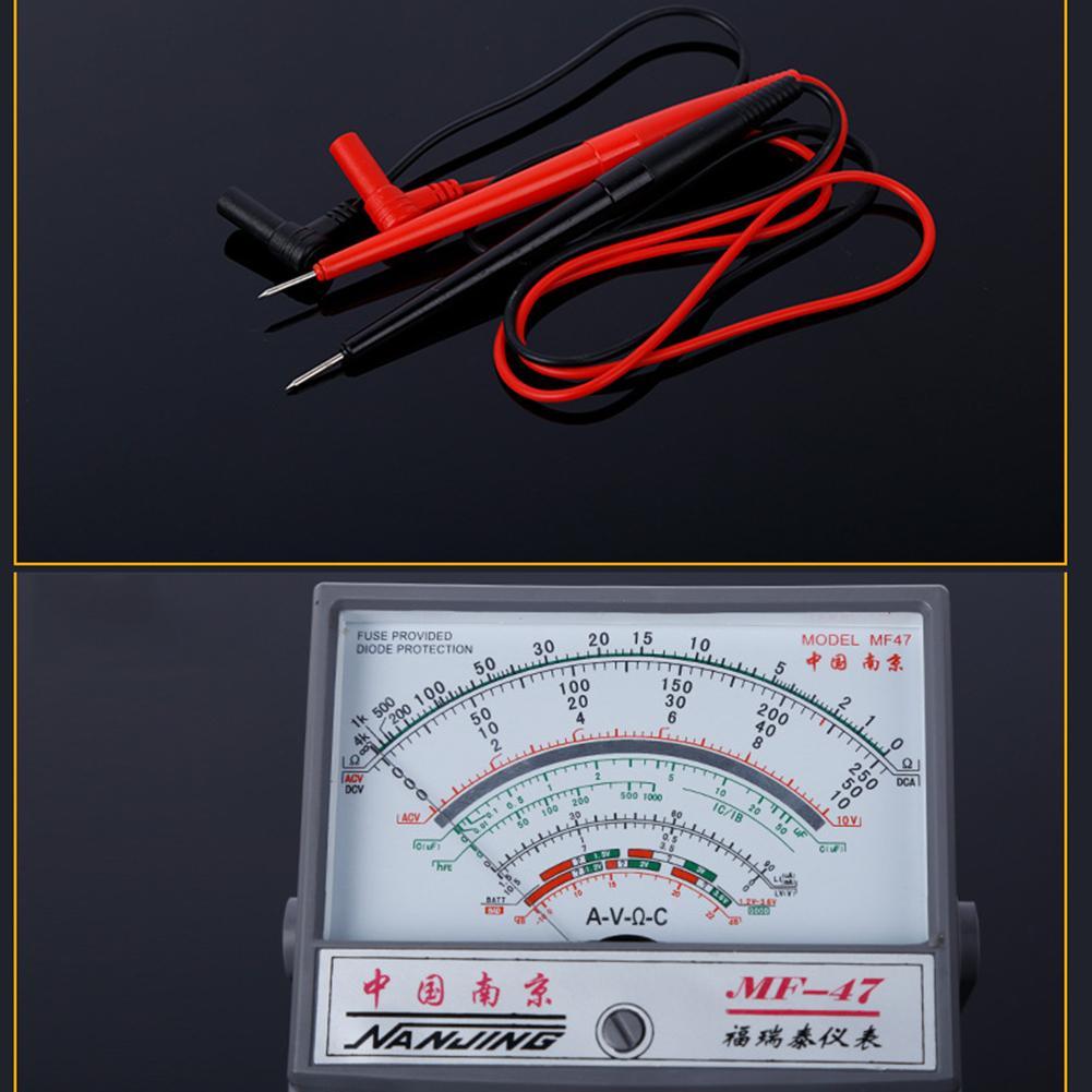 MF47 Analog Multimeter Voltmeter Ammeter Ohmmeter Battery Tester Deco