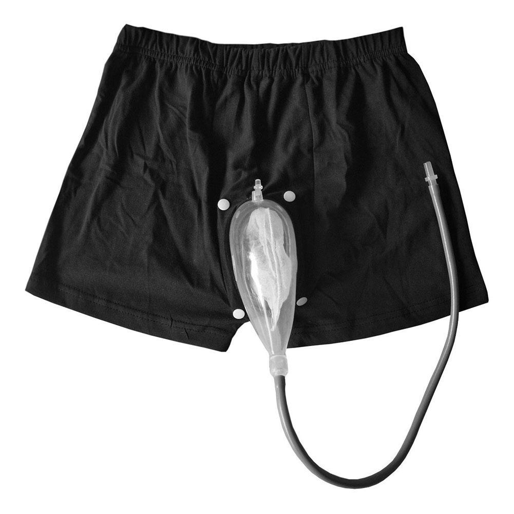 Upgrade Incontinence Male Urine Leg Bag SILICONE urine collector with