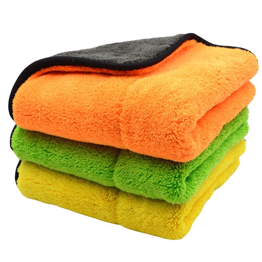 3//5//10 pcs Towels Microfiber Towel Cleaning Cloths All-Purpose Orange
