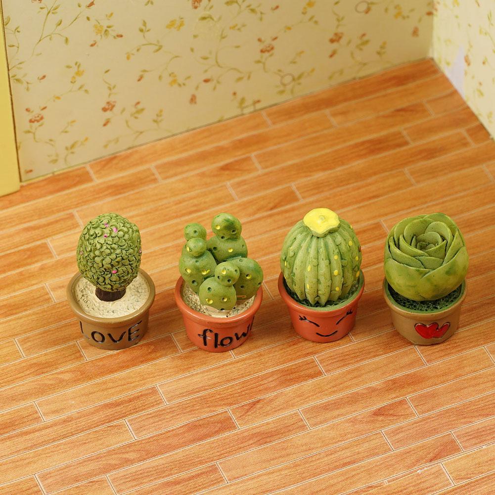 Dollhouse Miniature Man Eating Plant in Clay Pot