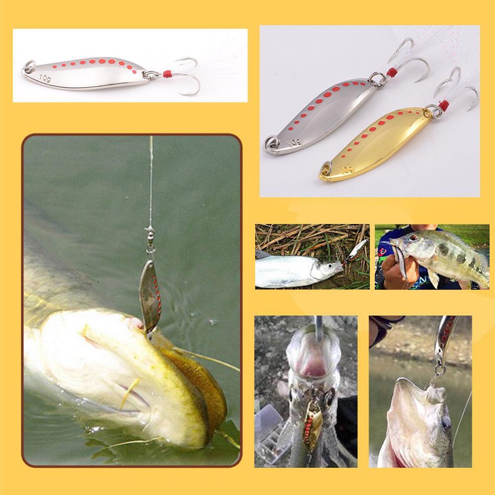4 Stk Buzz bait Angeln Köder Spinner Bait Jigs Leadhead scharfen Haken Hot·