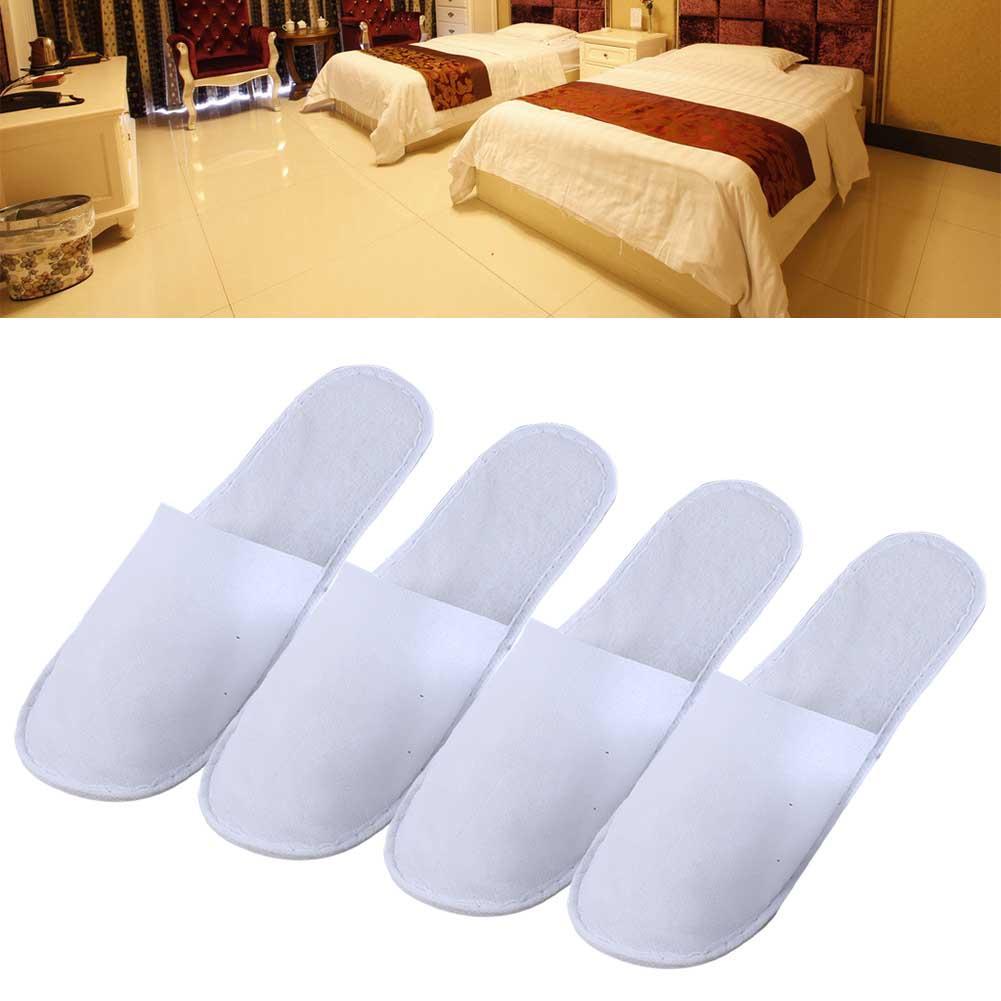 Women's Shoes 1/5/10 pairs disposable closed toe guest slippers hotel