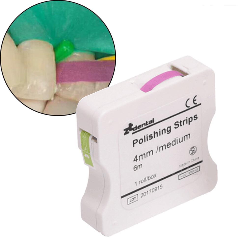 Hot 4 mm ＊ 6m Dental Polishing and Finishing Polyester Strips 2 ROLLS