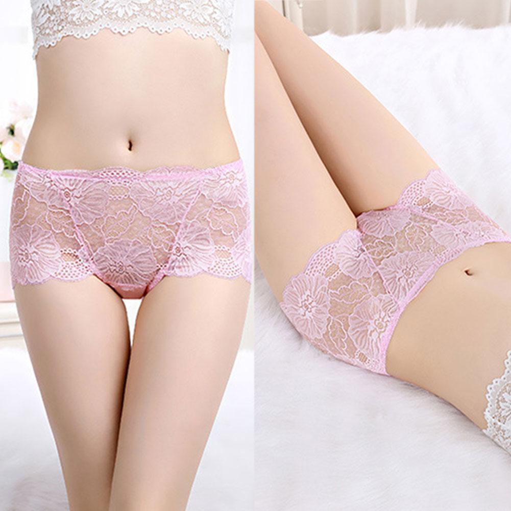 Sexy Women Ladies Lace Boy Shorts Boxer Knickers Underwear Short Pa image