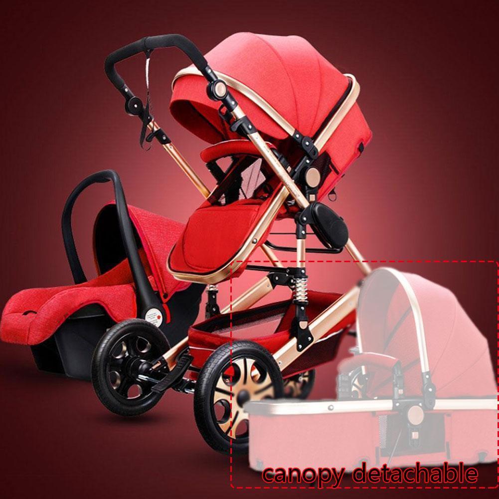 3in1 Baby Pram Pushchair Stroller Car Seat Carrycot Travel System Buggy ...