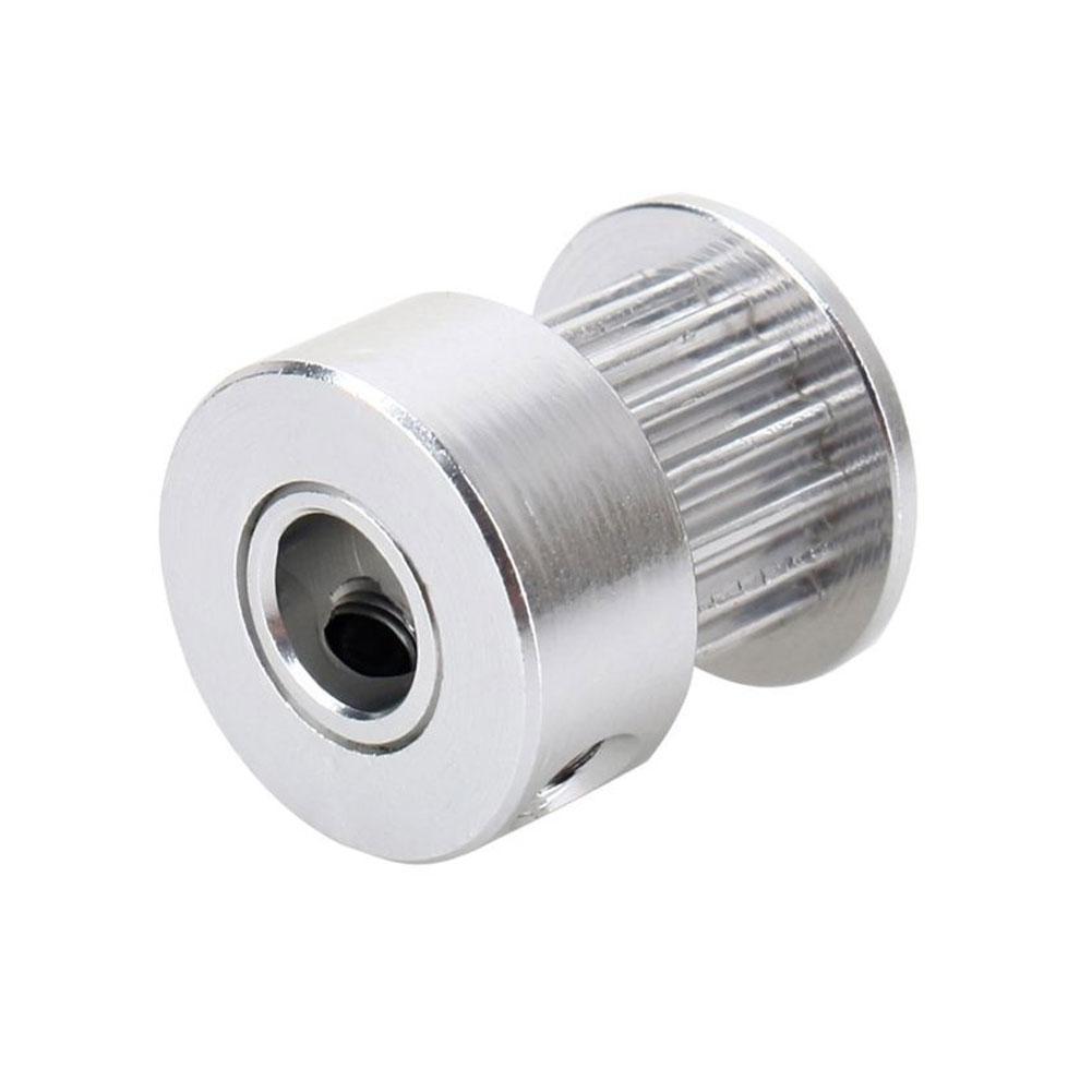 5stk GT2 16 Teeth 5mm Bore Aluminum Timing Belt Pulley For 3D Printer CNC