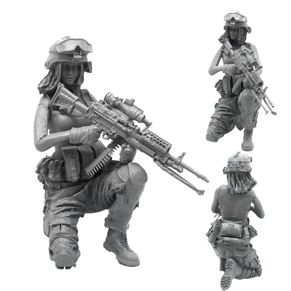 1//35 US Special Forces Skull Hunter Resin Soldier Exquisite Kit TLP-01--09 W4Q3