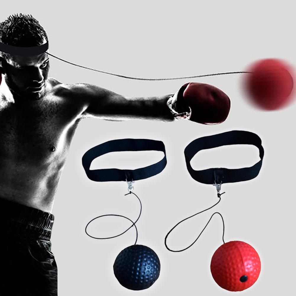 Gym Boxing Fight Ball with Head Band for Reflex Speed Boxer Training Punch