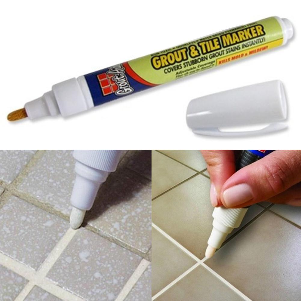 Grout Whitener Refresher Pen Instant Kitchen Shower Bathroom Tile ...