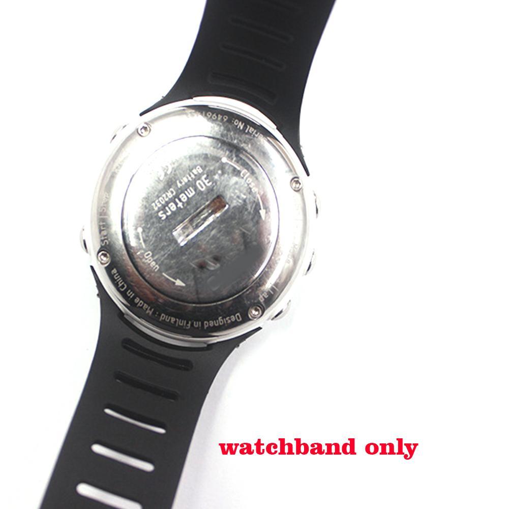 Rubber Watch Band Men's Watch-strap for SUUNTO T1 T1C T3 T3C T3D T4C