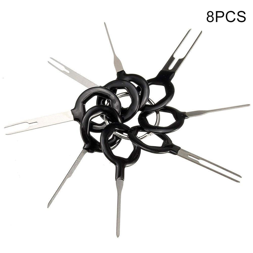 8Pcs Terminal Removal Tools Electrical Wiring Crimp Connector Pin Extractor