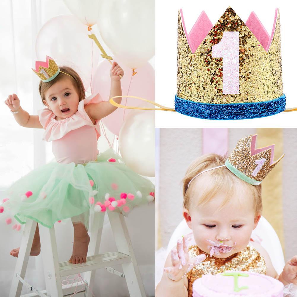 Kid Girl Baby Party Crown Headband Gold Hair Band Festival Birthday Headwear Kid Girl Baby Party Crown Headband Gold Hair Band Festival Birthday Headwear