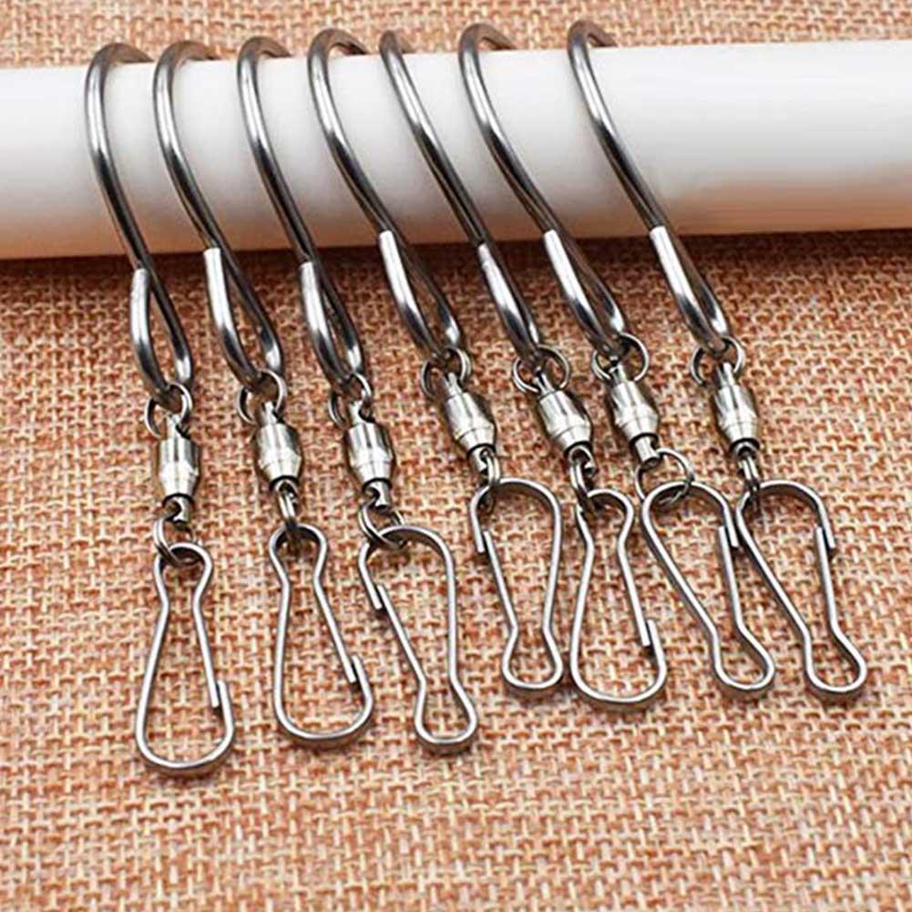 5PCS Set Steel Swivel Hooks Clips for Wind Chimes Hanging Plants Wind Spinners