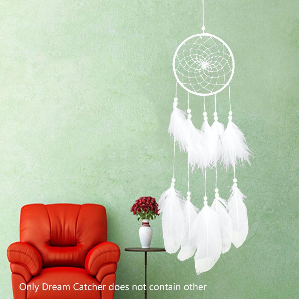 Leuchtende Feder fluoreszierende Dream Catcher Anhänger Home Auto Ornament