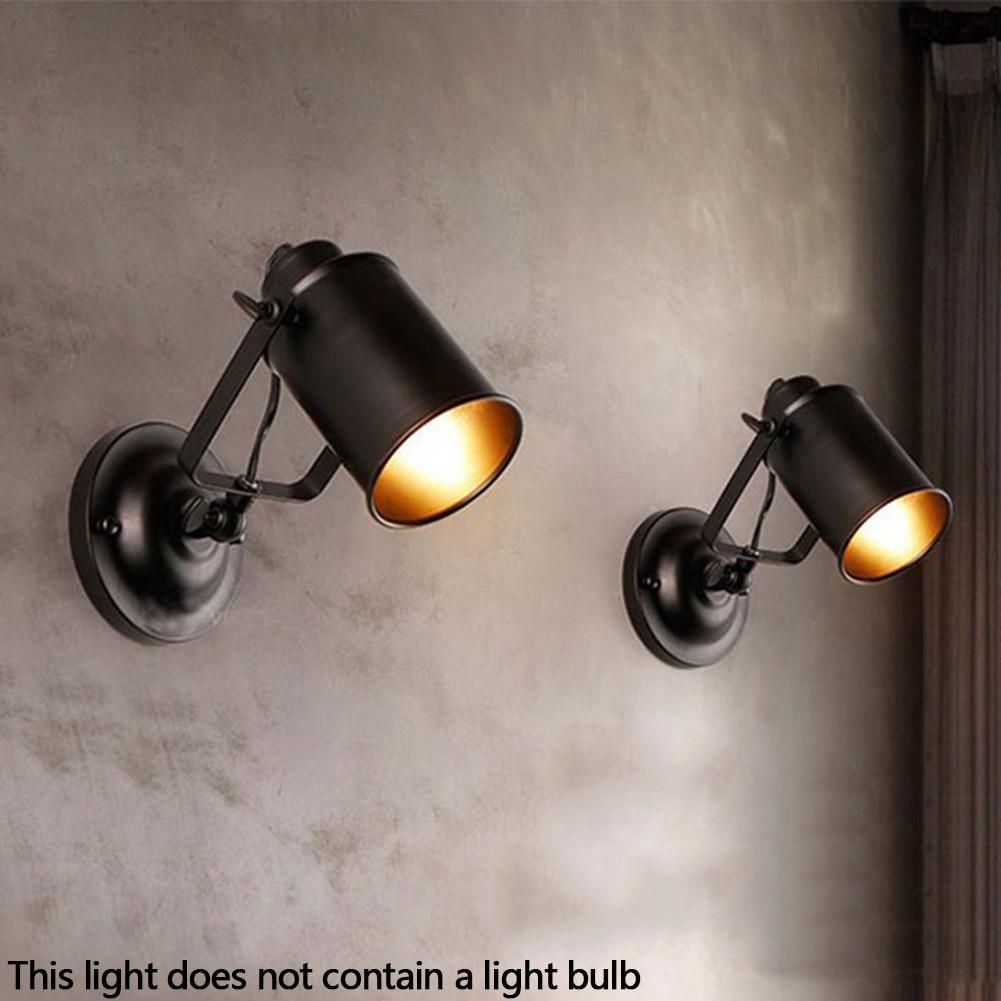 Einstellbare LED Vintage Light Industrial Deckenleuchte Wandleuchte Leuchte