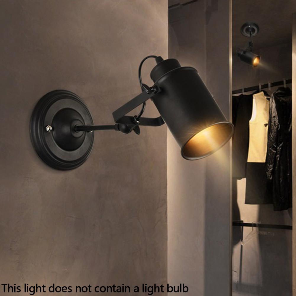 Einstellbare LED Vintage Light Industrial Deckenleuchte Wandleuchte Leuchte