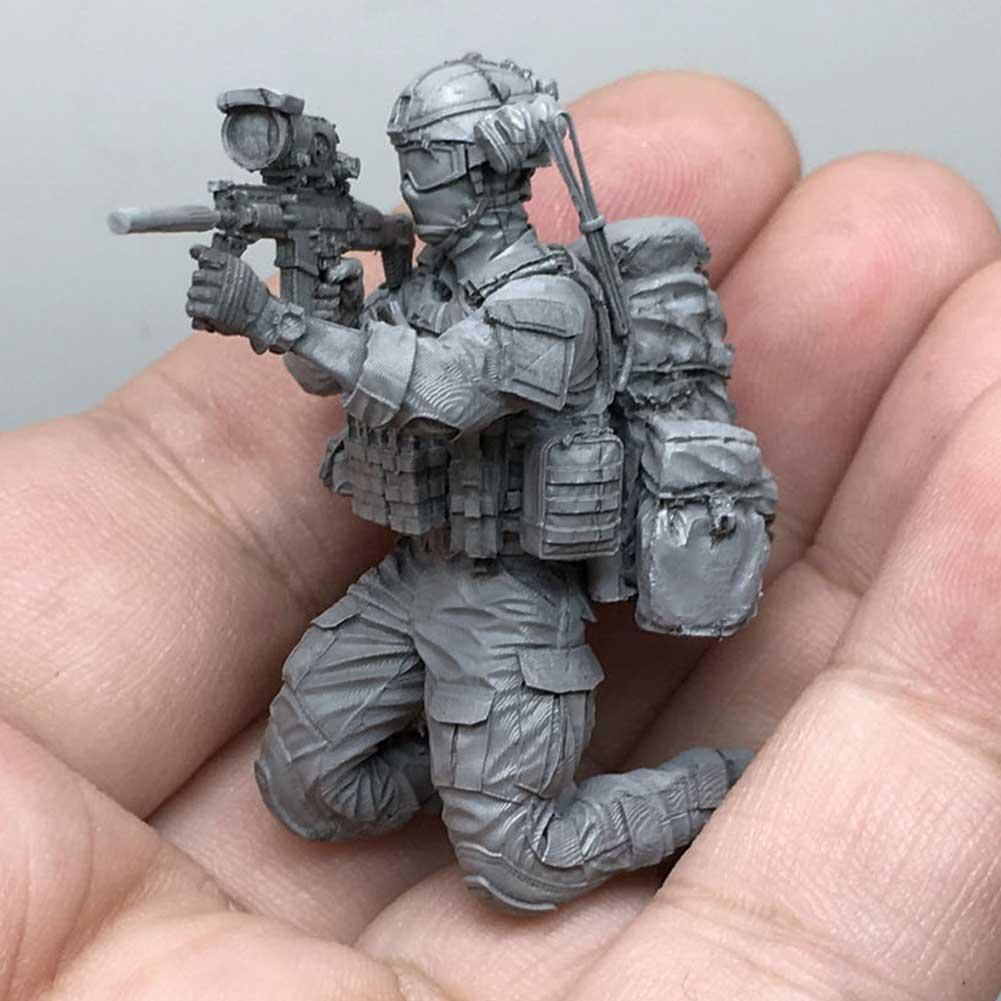 ██1//35 Resin Modern US Special Force Soldier Night Fighting YF007