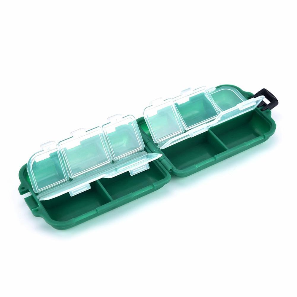 3 Grid Lures Storage Box Fishing Tackle Container Spoon Hook Bait