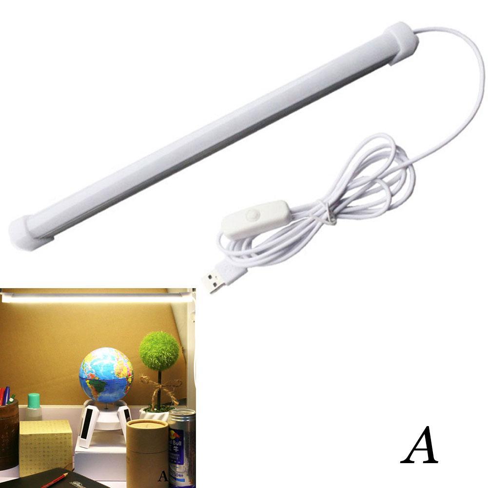 Flexible Clip-on Table Lamp LED Clamp Reading Study Desk Light Bed Laptop U L5J4
