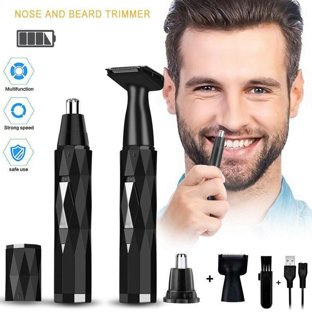 Mens Nose Hair Trimmer Ear Eyebrow Shaver Grooming Cutter Face