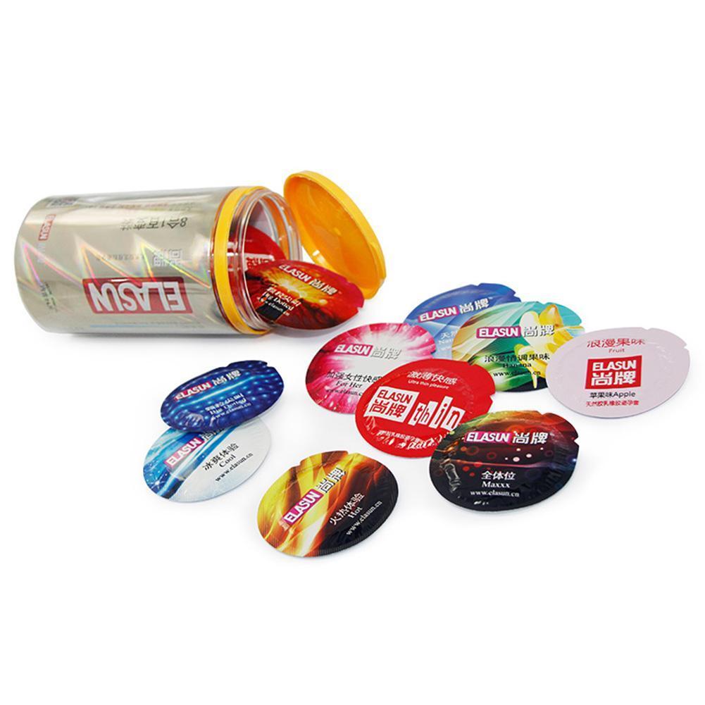 Buy Elasun 24 Pcs 8 Types Ultra Thin Condoms Ice And Fire Dotted Pleasure For Her Natural Latex 6217