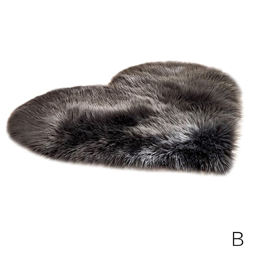 Wolle Nachahmung Schaffell Teppiche Faux Fur Rutschfeste Schlafzimmer Shagg R4K8
