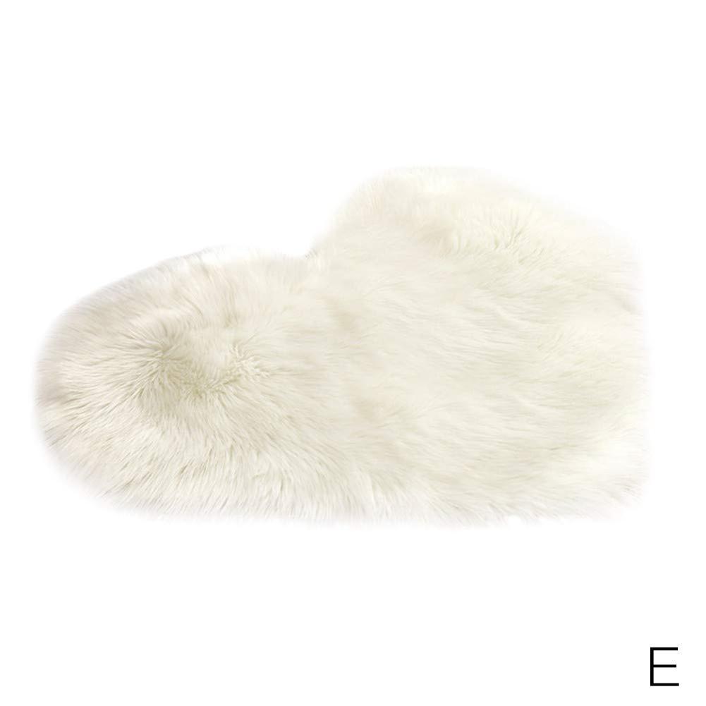 Wolle Nachahmung Schaffell Teppiche Faux Fur Rutschfeste Schlafzimmer Shagg R4K8