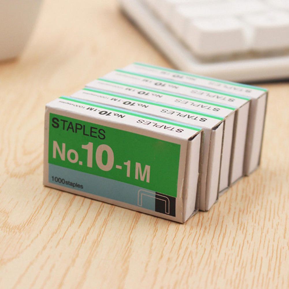 1*1000 pcs Desktop Staples-Box Refill School Home Office