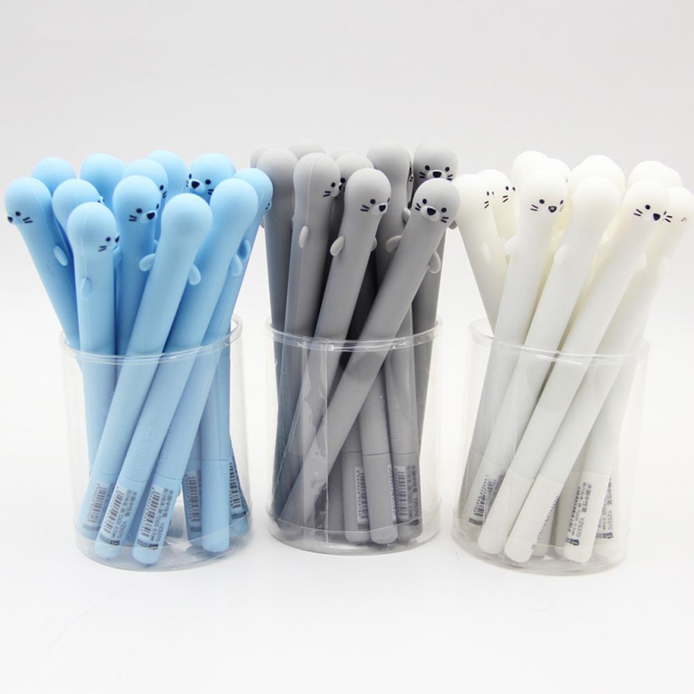 Cartoon Otter Gelstift Schwarz Ink Pen Kawaii Schreibwaren Schule Bürobedarf 0.5