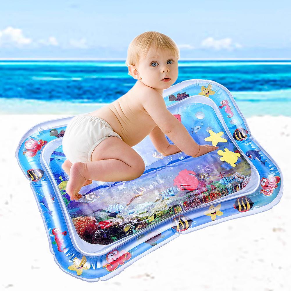 Funny Inflatable Water Play May Exercise Play Center Pad Kid Baby Tummy Time Toy