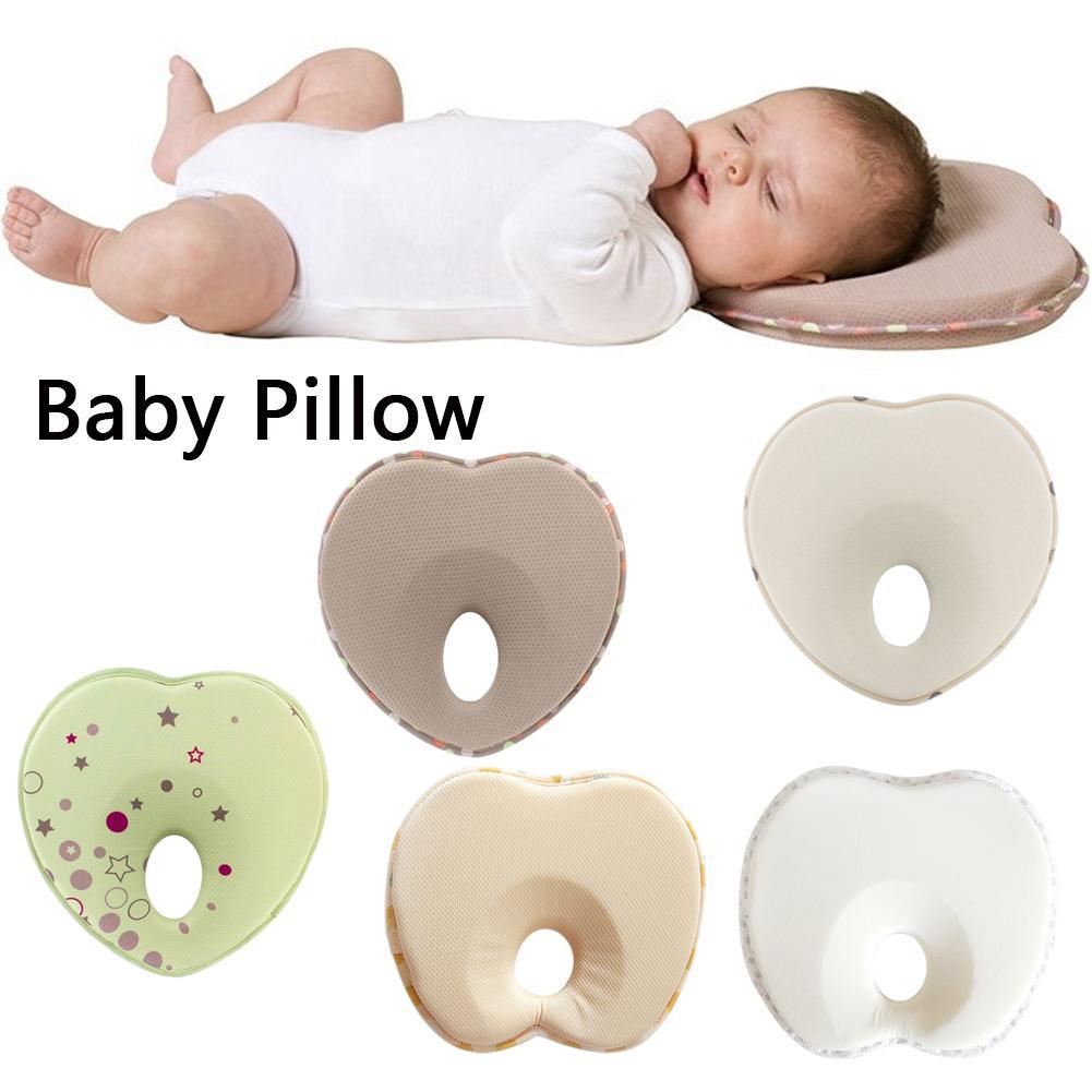 Newborn Baby Pillow Prevent Flat Head Neck Support Memory Foam Infant Cushion