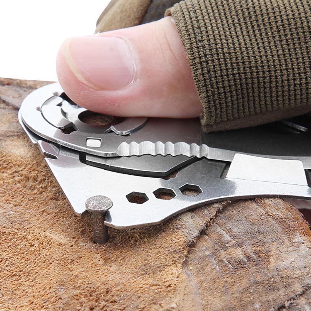 11 in1 Multi Pocket Tools Outdoor Hunting Camping Credit Card Survival S1Q1