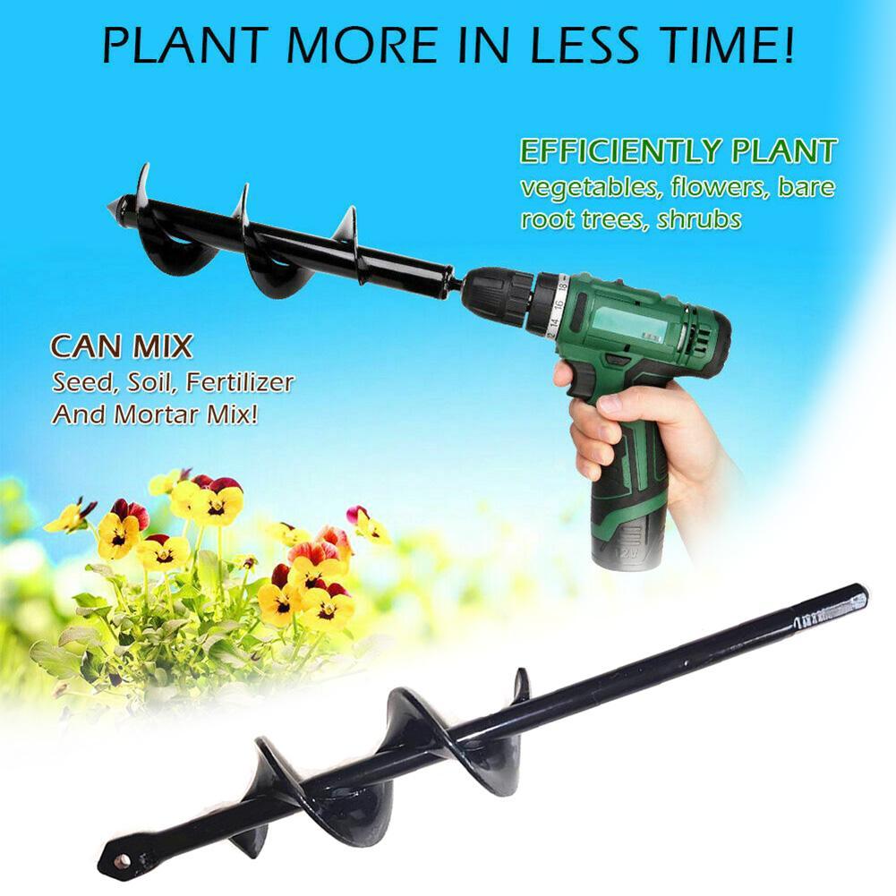 Yard Roto Earth 9" Irrigating Planting Auger Drill Bit Digs Hole For Bulb P Q1D1