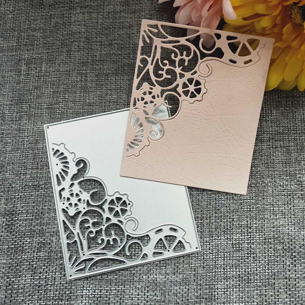 Scrapbooking & Paper Crafts Beautiful Rose Flower Metal Cutting Dies