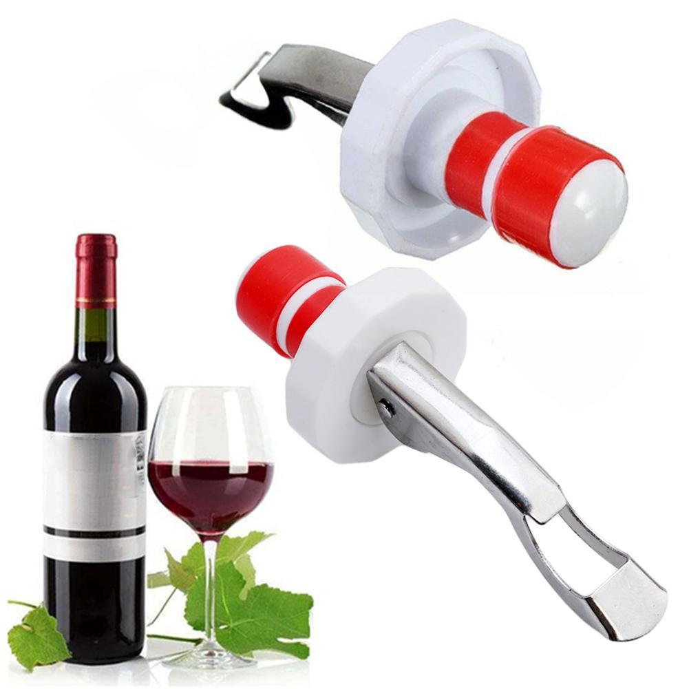 5Pcs Stainless Steel Bottle Opener Cork Silicone Stopper Wine Beer Bar Gadgets