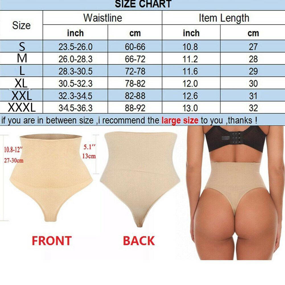Bauch Kontrolle Frauen Hohe Taille Tanga Body Shaper Butt Lifter Shapewear N5C1