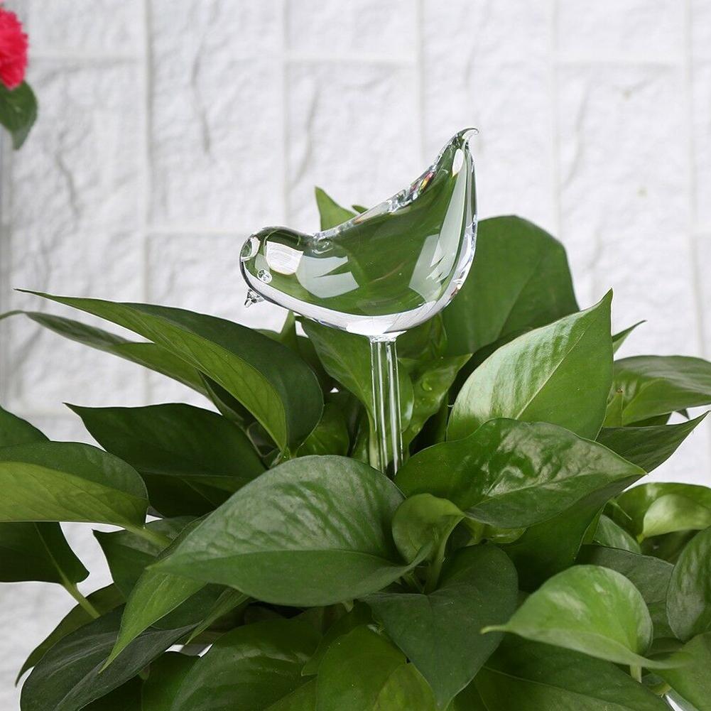 PVC Plant Flowers Water Feeder Self Watering Bird Shape Plant Waterer Device US