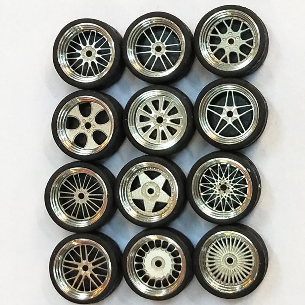 1 64 Scale Alloy Wheels Custom Hot Wheels Matchbox Tomy Rubber 