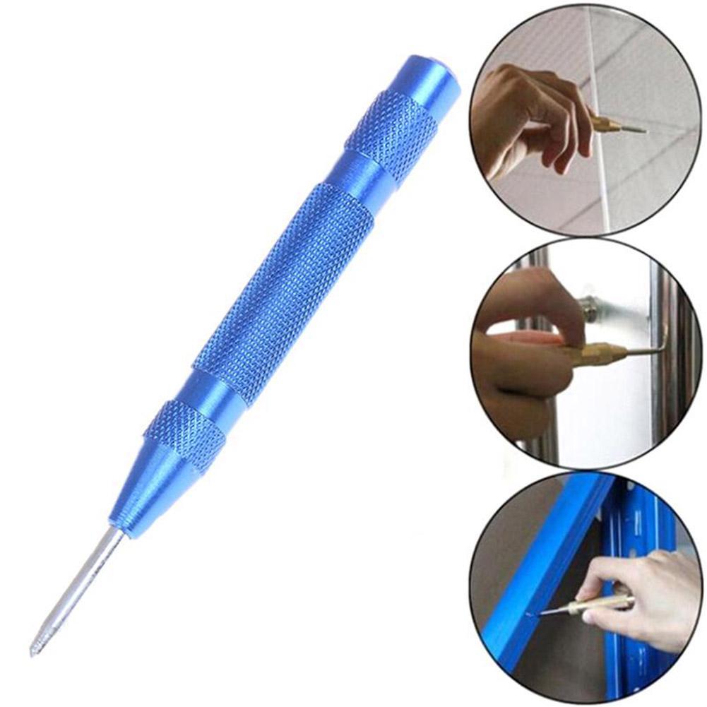 0.5''Automatic Centre Punch Steel Spring Loaded Marking Starting Holes Hand Tool