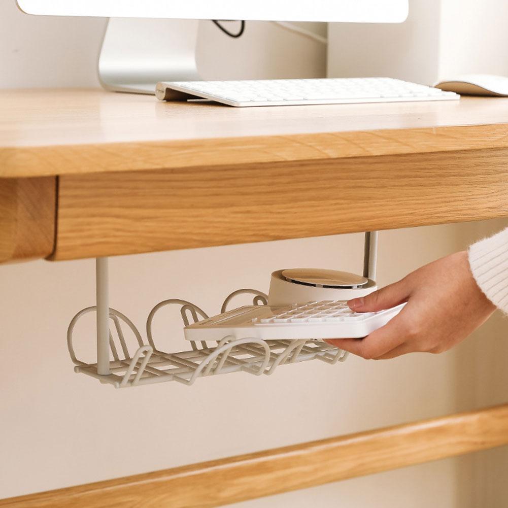Under Desk Cable Management Tray Storage Organizer Power Charger Cord P6I3 Z9L6