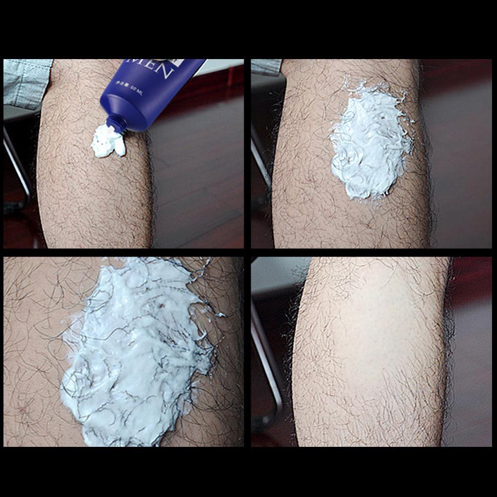 60ml Men Permanent Hair Removal Cream for Facial Pubic Beard Depilatory