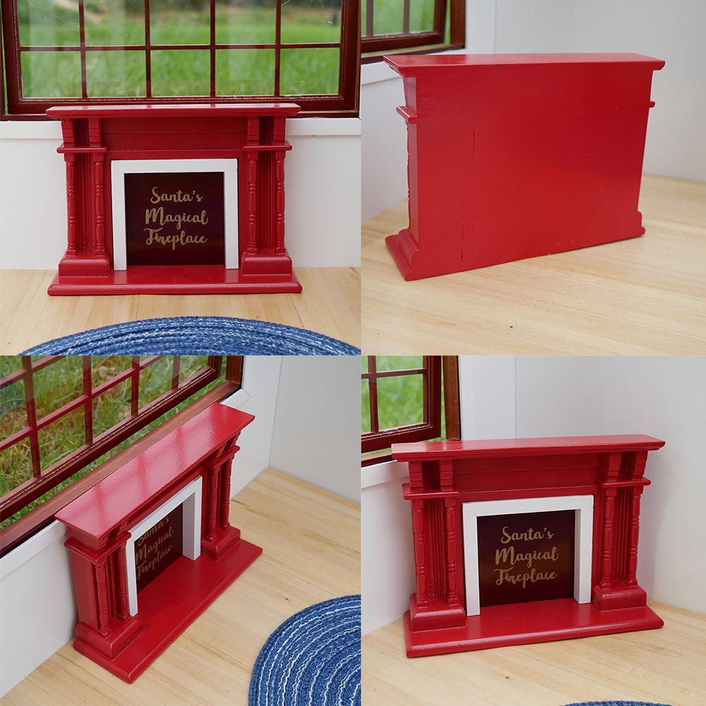Two Dollhouse Miniatures Counry Santas Fireplace Screen Kit byTwelfth Dimension