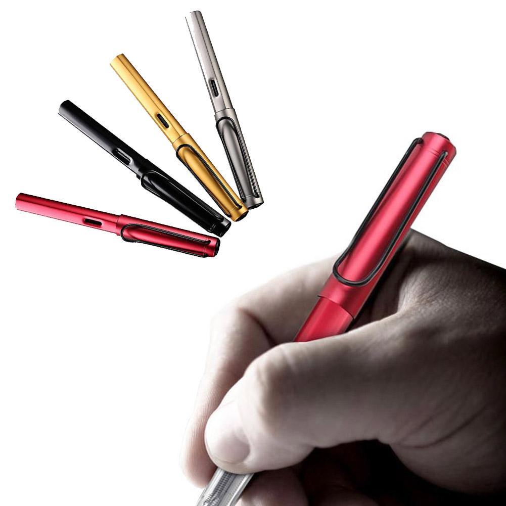 NEW Luxury Aluminum Alloy WING SUNG 6359 Fountain Pen Extra Fine Nib 0.38mm Top