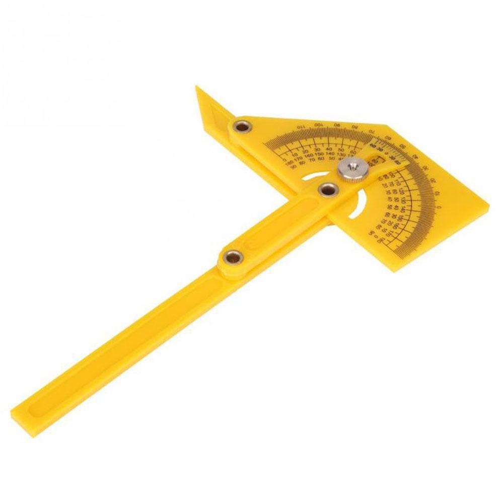 1x Goniometer Angle Finder Miter Gauge Arm Measure Protractor Plastic Ruler V7M6
