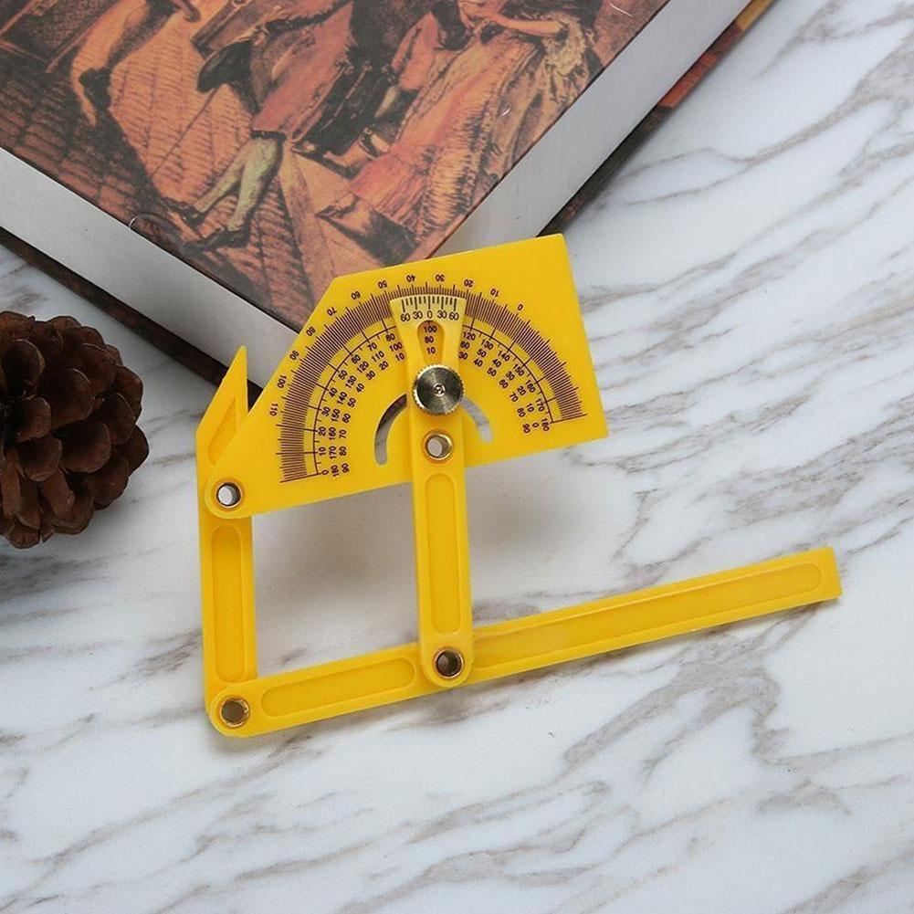 360 Degree Plastic Pointer Protractor Ruler Angle Finder New Swing School B0H7