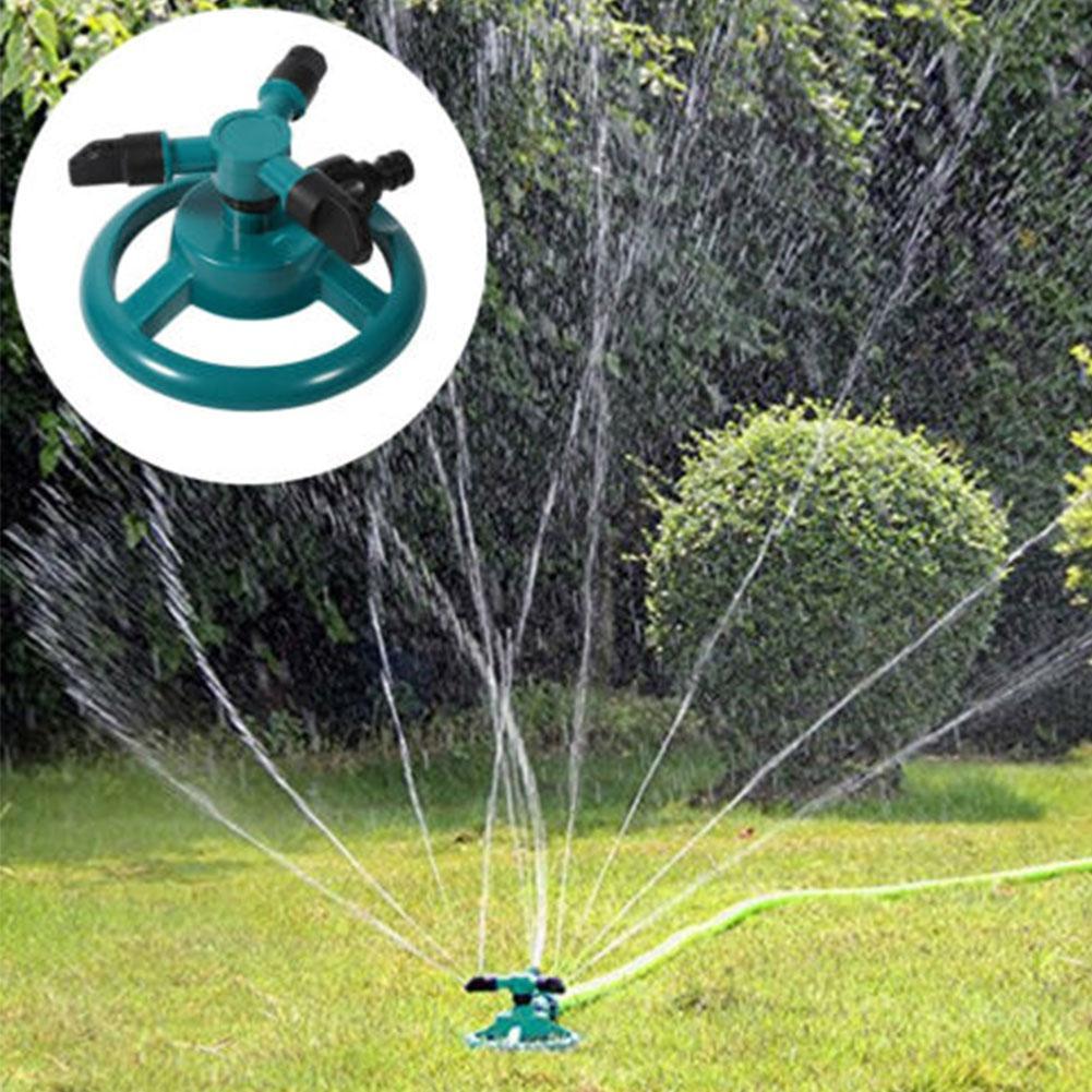 360 ° Garten Rasen Drehbarer Sprinkler 3-arm Outdoor Bewässerung Spray