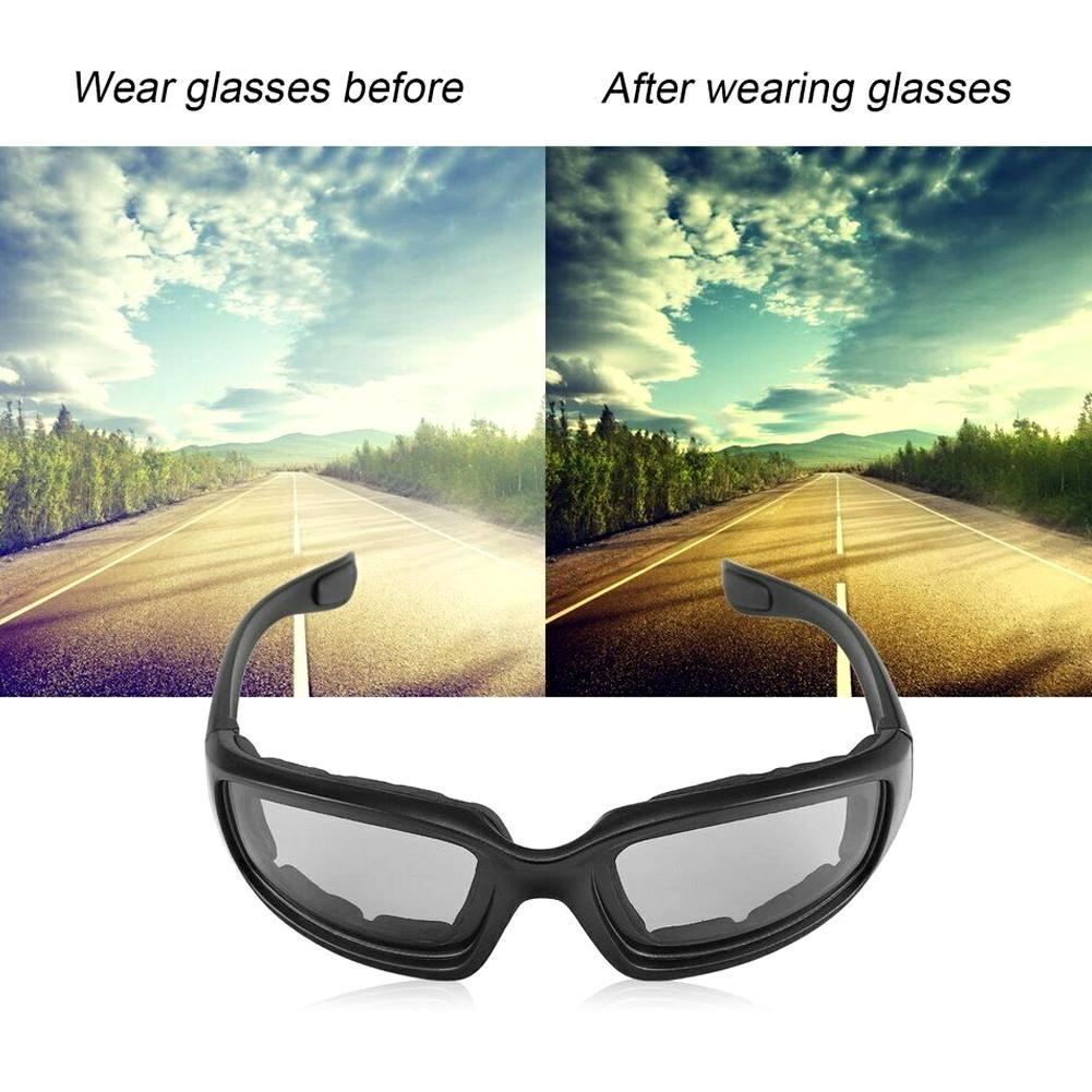 thumbnail image 4 of Wartleves Gafas de sol polarizadas para conducción nocturna, antideslumbrantes, para motocicleta, 4 of 7