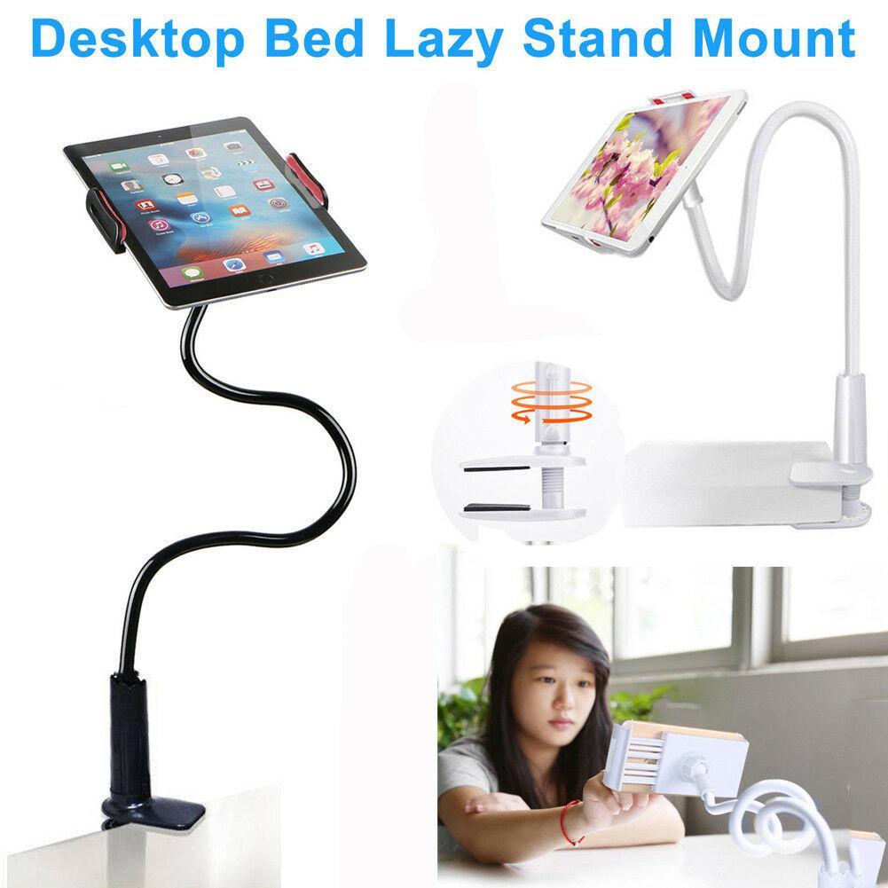 360º Lazy Bed Flexible Arm Mount Stand Holder For iPad Samsung Android Tablet