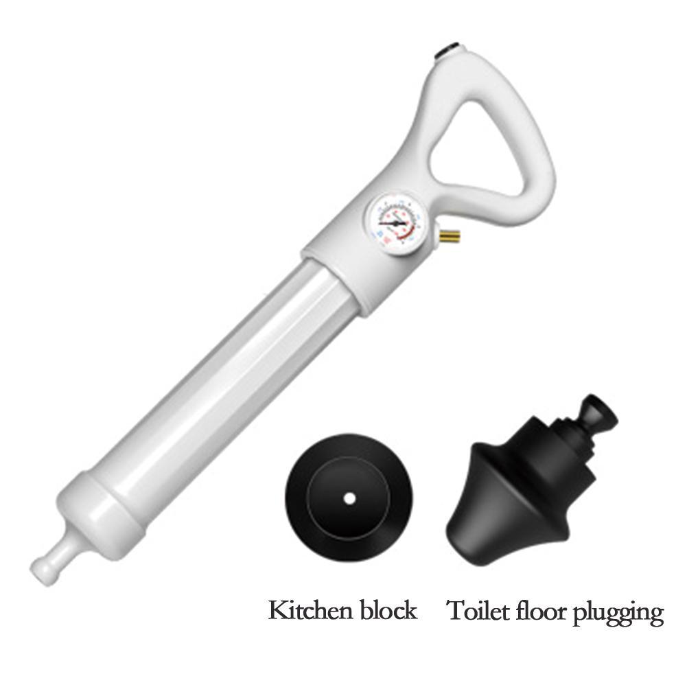 Powerful Manual Air Drain Blaster High Pressure Drain Plunger Toilet Dredge E5F6